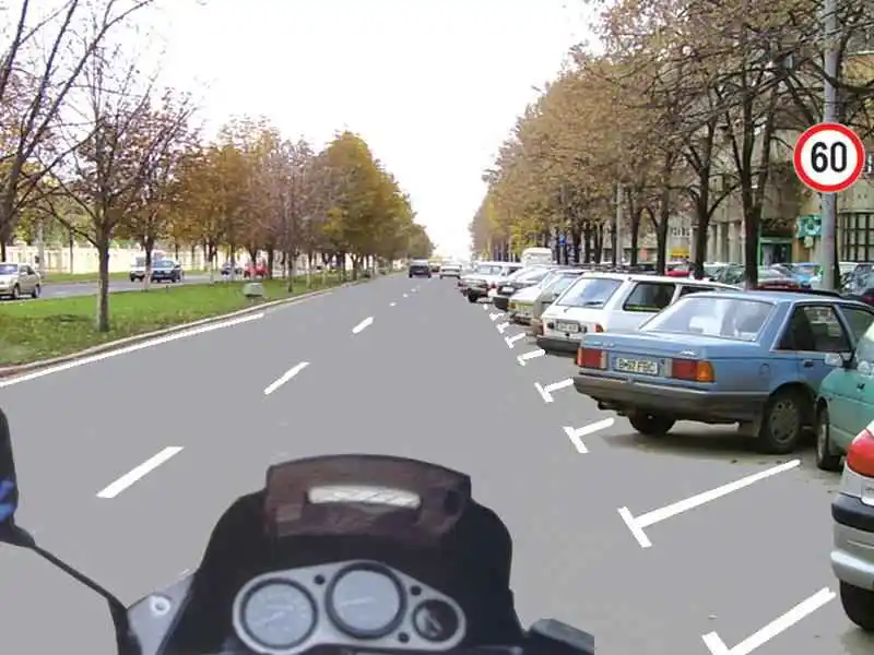 Imagine întrebare examen auto: Ce vă este interzis în situația dată?