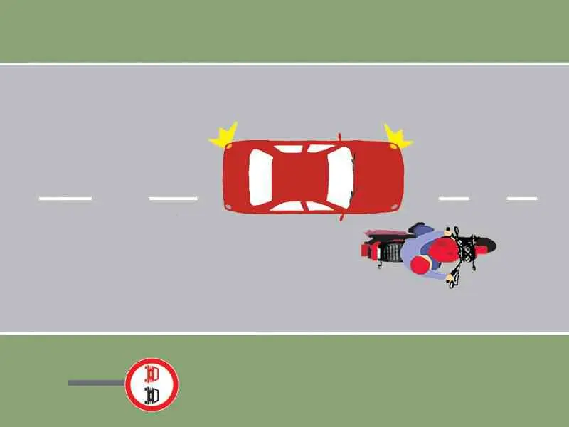 Imagine întrebare examen auto: Care dintre conducători procedează neregulamentar?