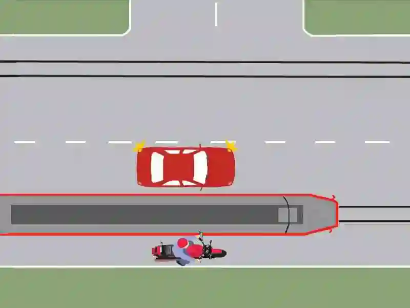 Imagine întrebare examen auto: Care dintre conducătorii autovehiculelor execută corect depășirea tramvaiului aflat în mers?