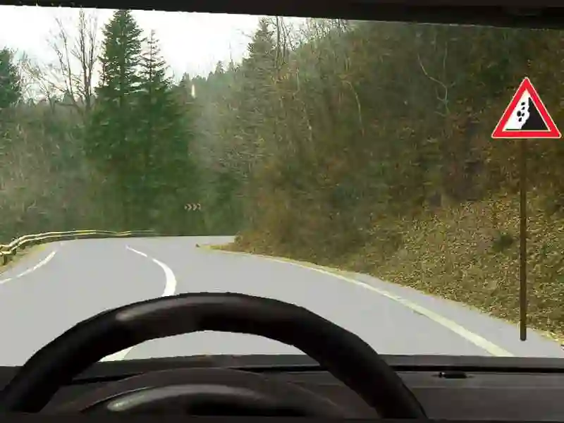 Imagine întrebare examen auto: Cum procedați în această situație?