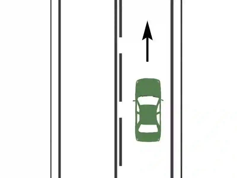 Imagine întrebare examen auto: Aveți posibilitatea de a trece pe sensul opus de mers, la întâlnirea