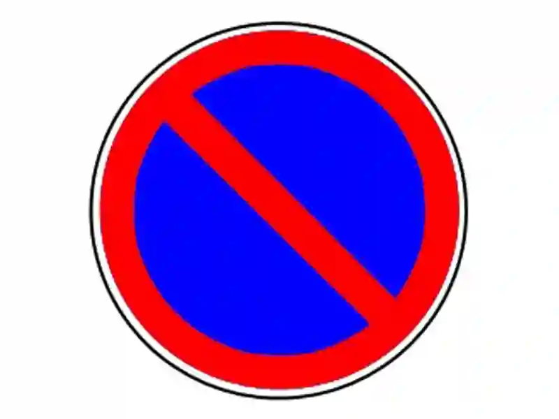 Imagine întrebare examen auto: Este permisă oprirea în zona de acțiune a indicatorului?