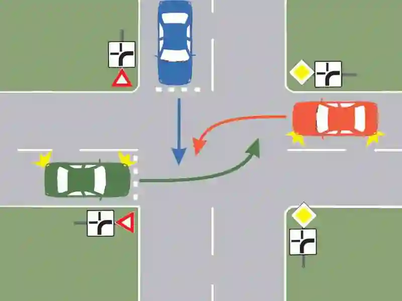 Imagine întrebare examen auto: Ce obligații aveți dacă vă aflați la volanul autoturismului albastru?