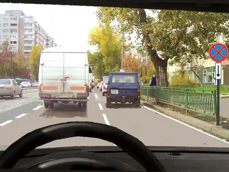 Imagine întrebare examen auto: Ce semnifică indicatorul împreună cu panoul adițional?