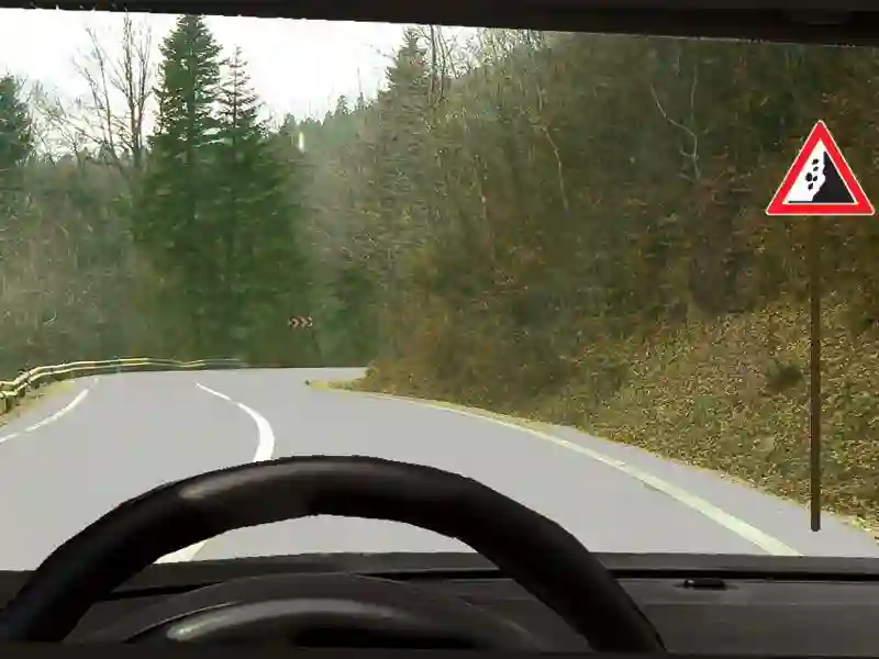Imagine întrebare examen auto: Cum procedați în această situație?