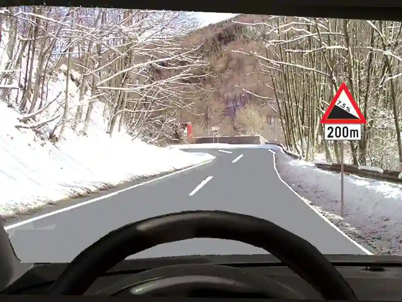 Imagine întrebare examen auto: Indicatorul vă avertizează că urmează: