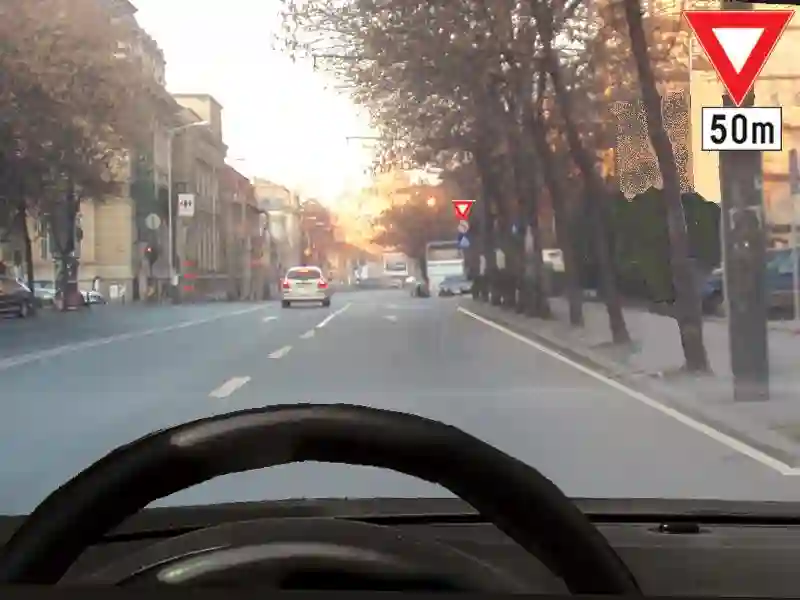Imagine întrebare examen auto: Cum veți proceda în intersecția care urmează?