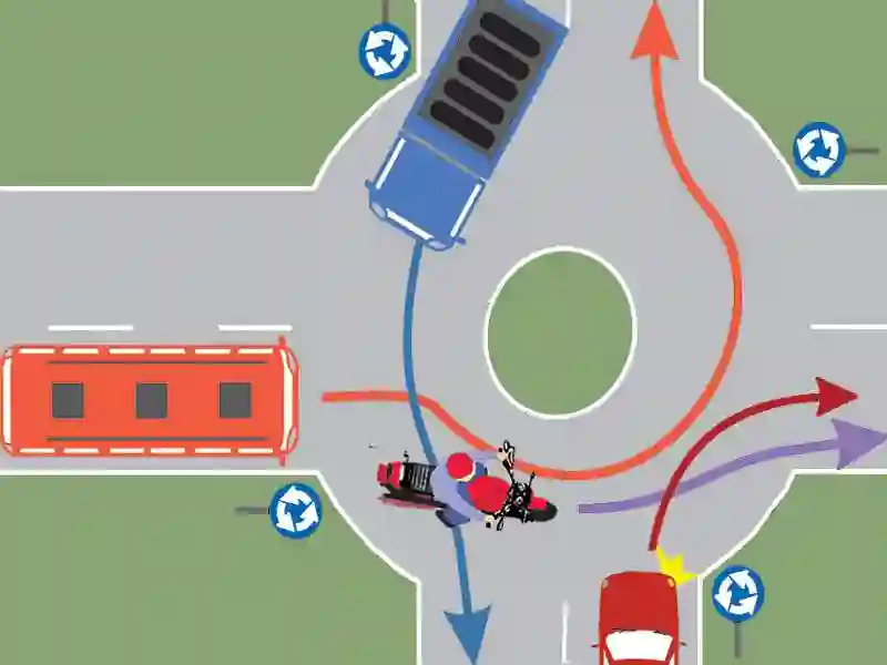 Imagine întrebare examen auto: Care dintre autovehiculele din imagine au prioritate de trecere?