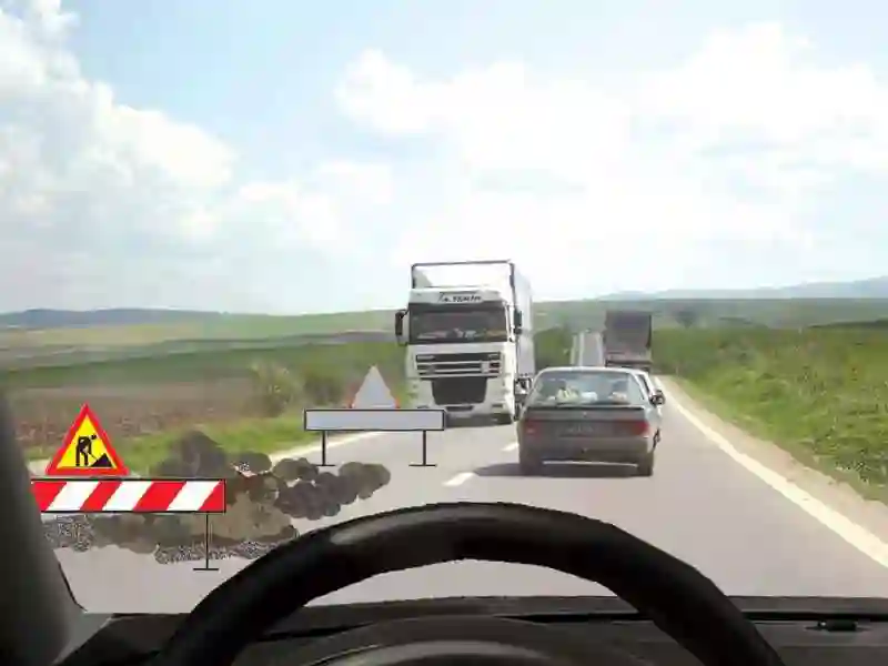 Imagine întrebare examen auto: Cum procedați în situația dată:
