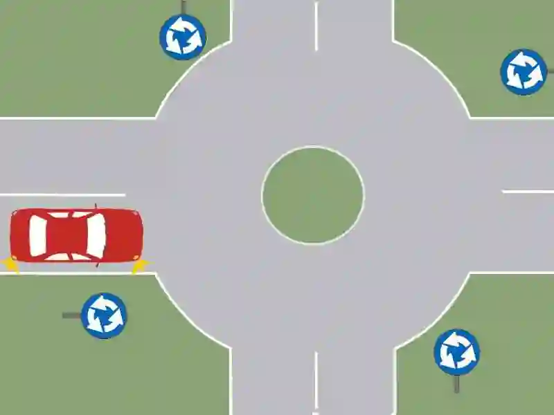 Imagine întrebare examen auto: În această situație, intenționați să virați pe prima stradă la dreapta. Ce